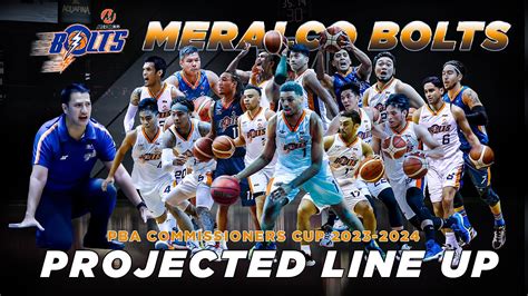 meralco bolts line up.